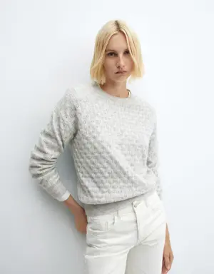Sweater with lurex details 
