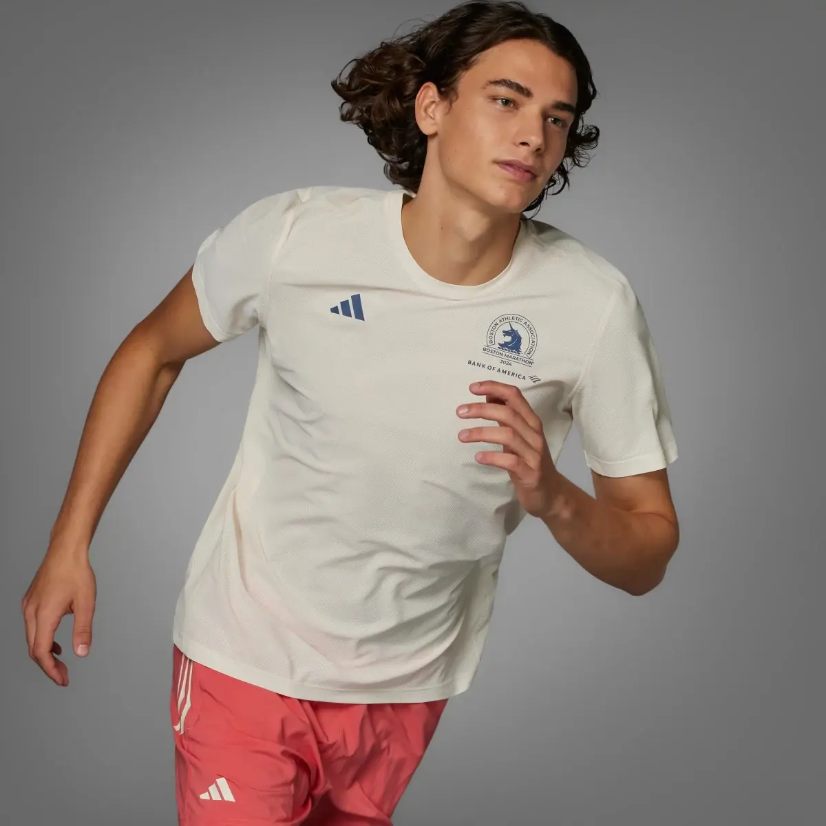 Adidas Boston Marathon 2024 Own the Run Tee. 1