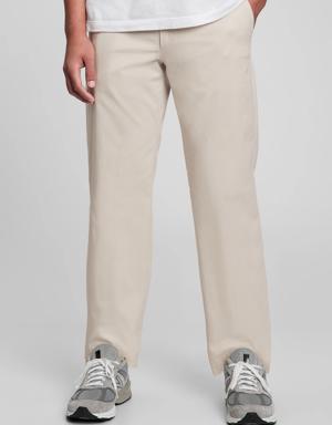 Modern Khakis in Relaxed Fit with GapFlex beige