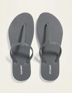T-Strap Flip-Flops (Partially Plant-Based) gray