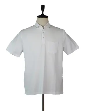 Kısa Kol Merserize Polo Yaka Cepli Comfort Fit Rahat Kesim Klasik T-Shirt 1011220130
