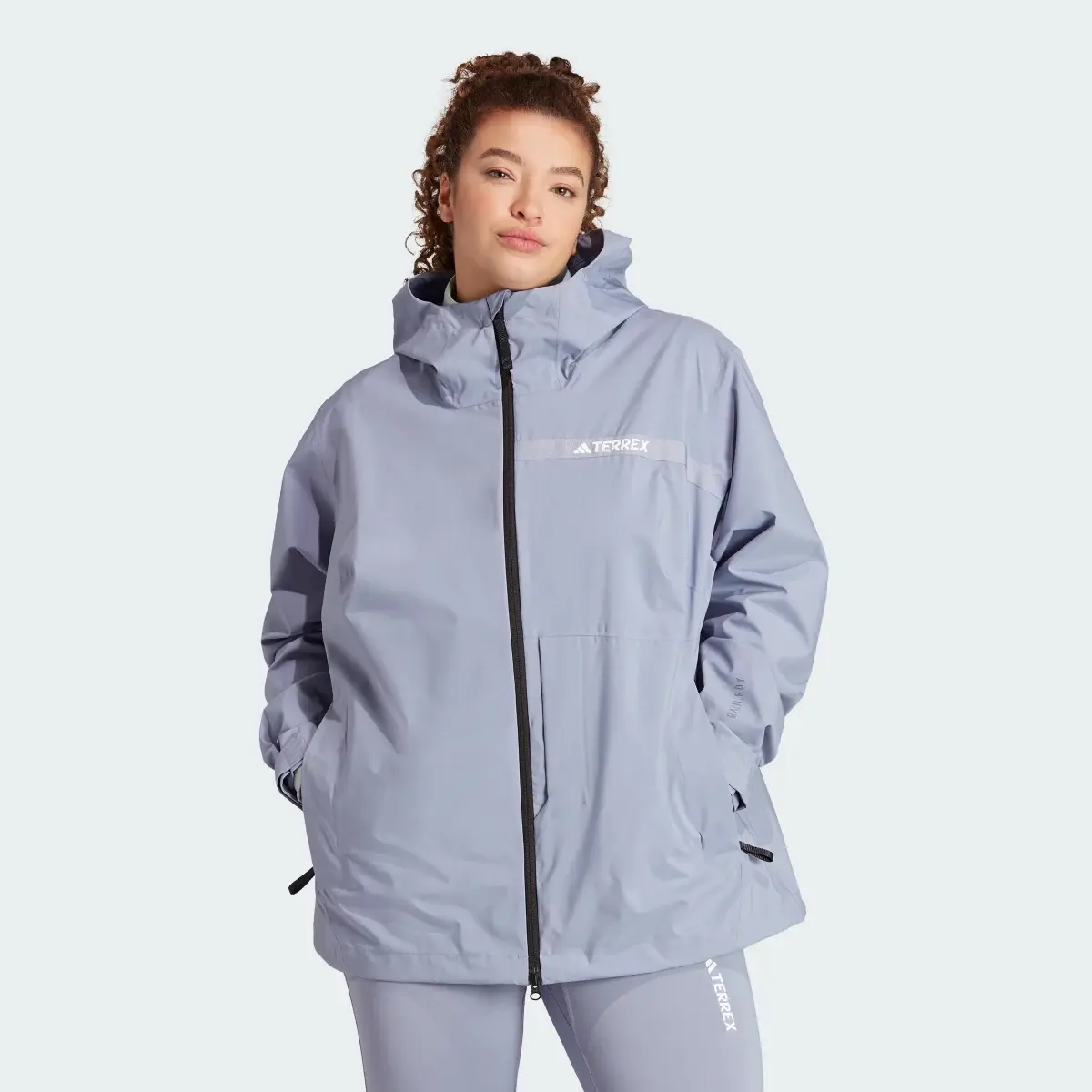 Adidas Casaco Impermeável 2,5 Camadas RAIN.RDY Multi TERREX (Plus Size). 2