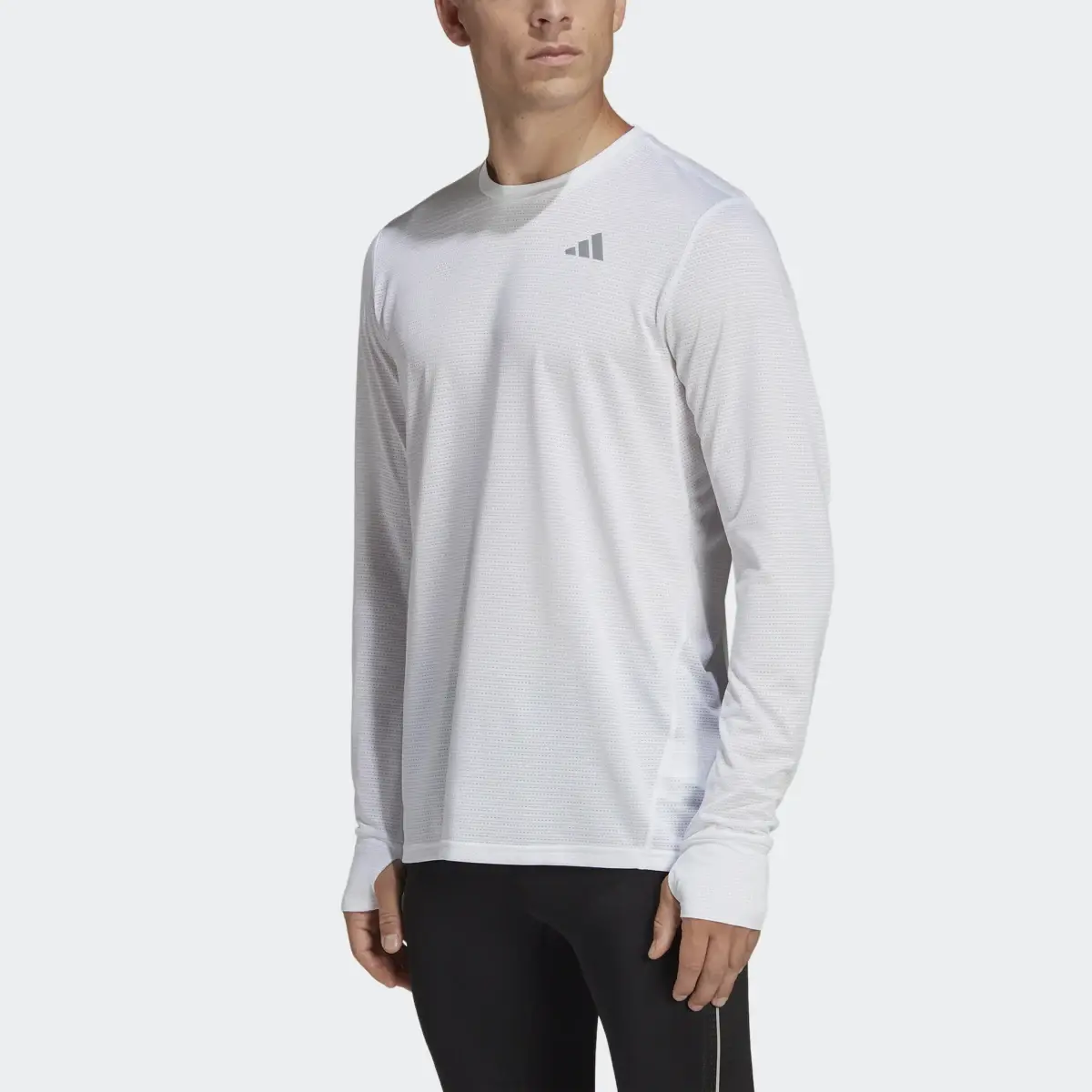 Adidas Own the Run Long Sleeve Tee. 1