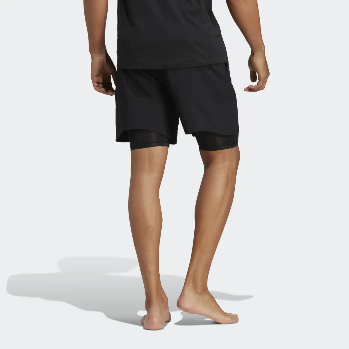 Adidas Shorts de Entrenamiento Yoga 2 en 1. 2