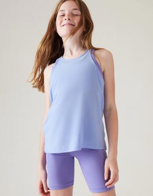 Girl Perfect Match Support Tank blue