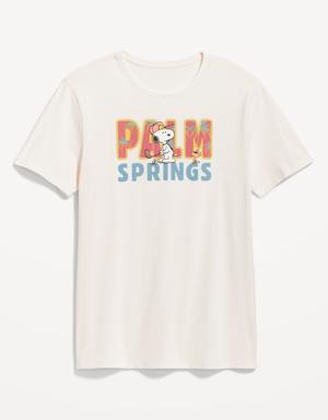 Peanuts® Snoopy "Palm Springs" Gender-Neutral T-Shirt for Adults white