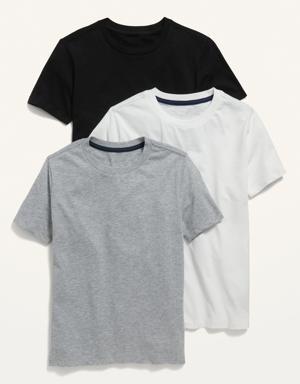 Softest Crew-Neck T-Shirt 3-Pack for Boys red