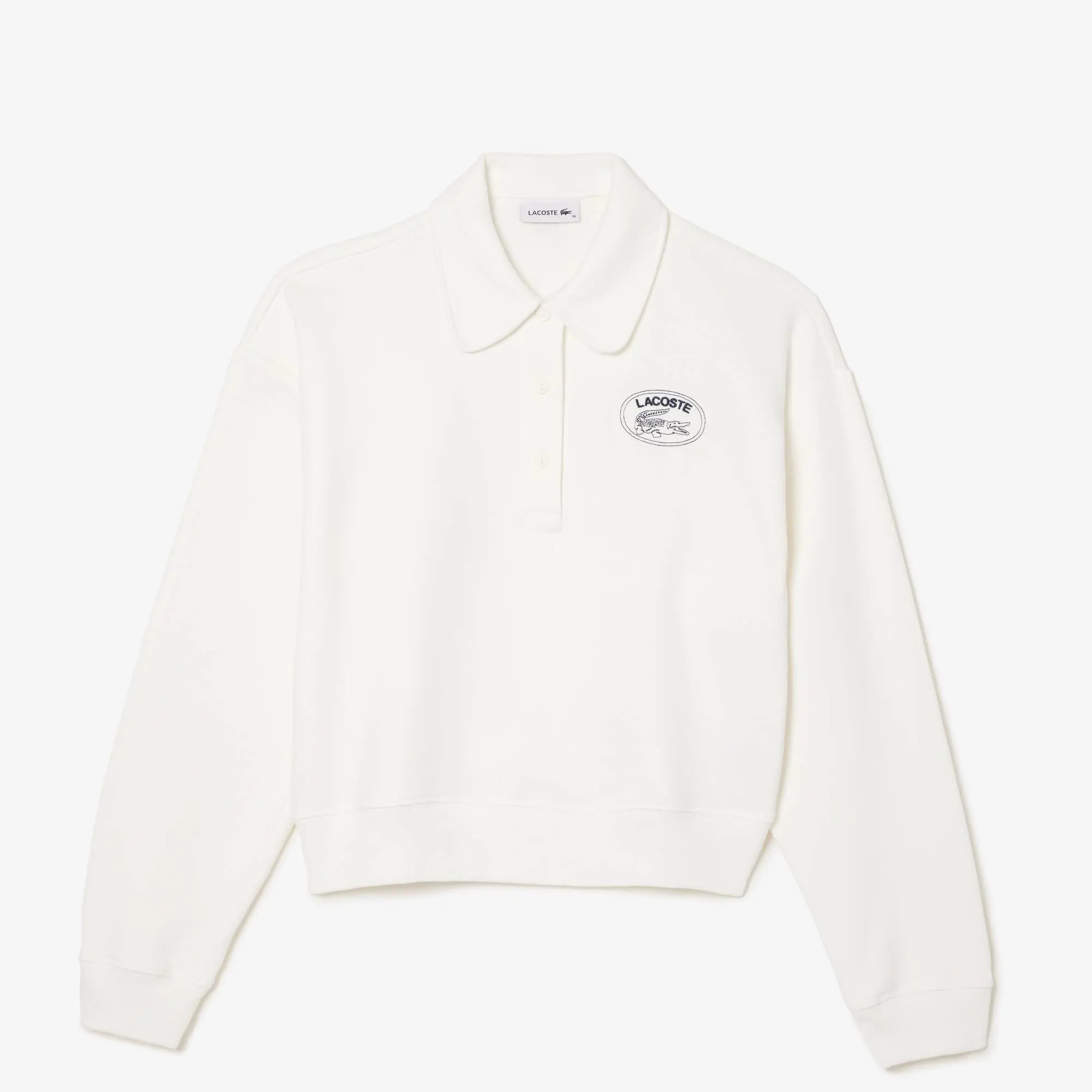 Lacoste Embroidered Polo Neck Jogger Sweatshirt. 2