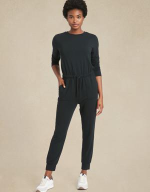 Baby Terry Jumpsuit black