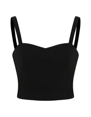 Luxe Strap Black Top - 2 / PINK