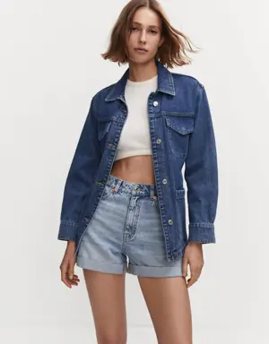 Mom Fit-Jeans-Shorts