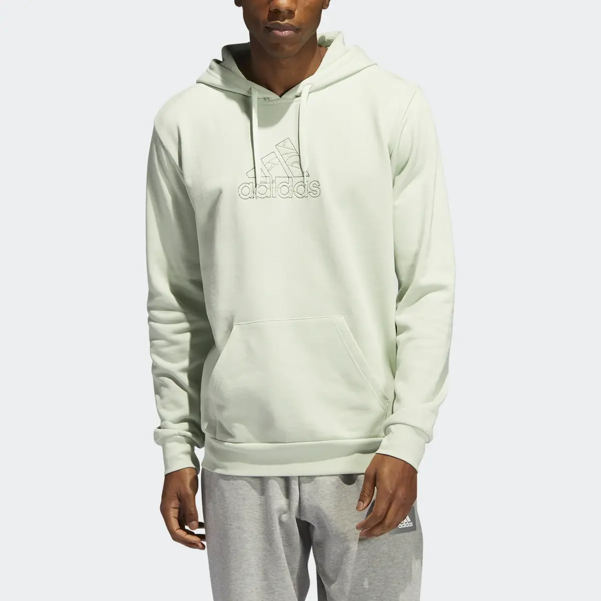 Adidas Embroidery Graphic Hoodie. 1