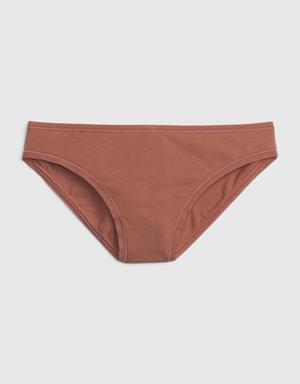 Gap Organic Stretch Cotton Bikini brown