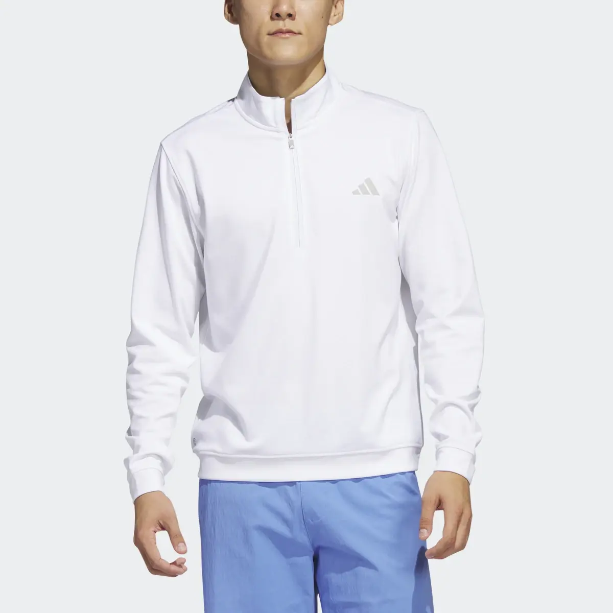 Adidas Elevated 1/4-Zip Pullover. 1