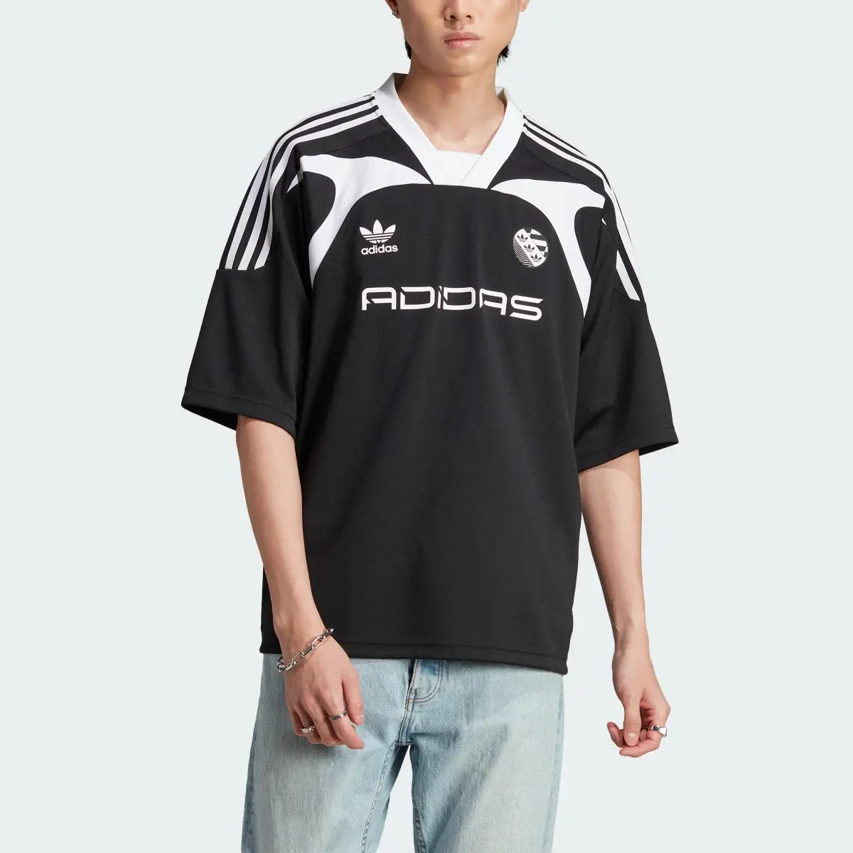 Adidas Camiseta manga corta Oversized. 1