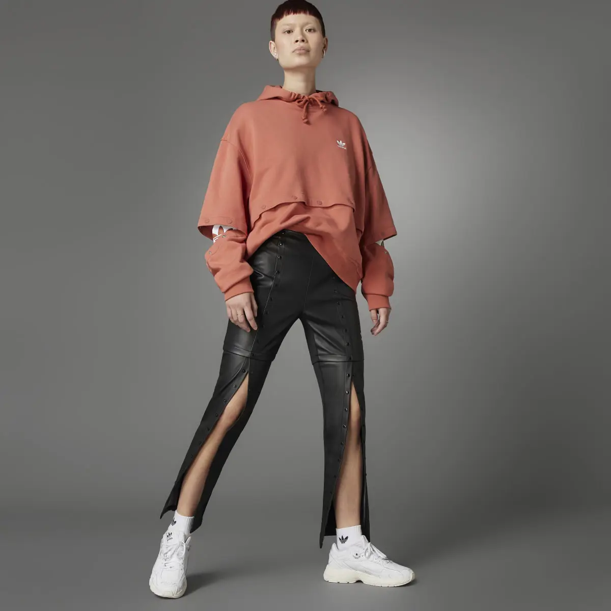 Adidas Pantaloni Always Original Slim Snap-Button. 3