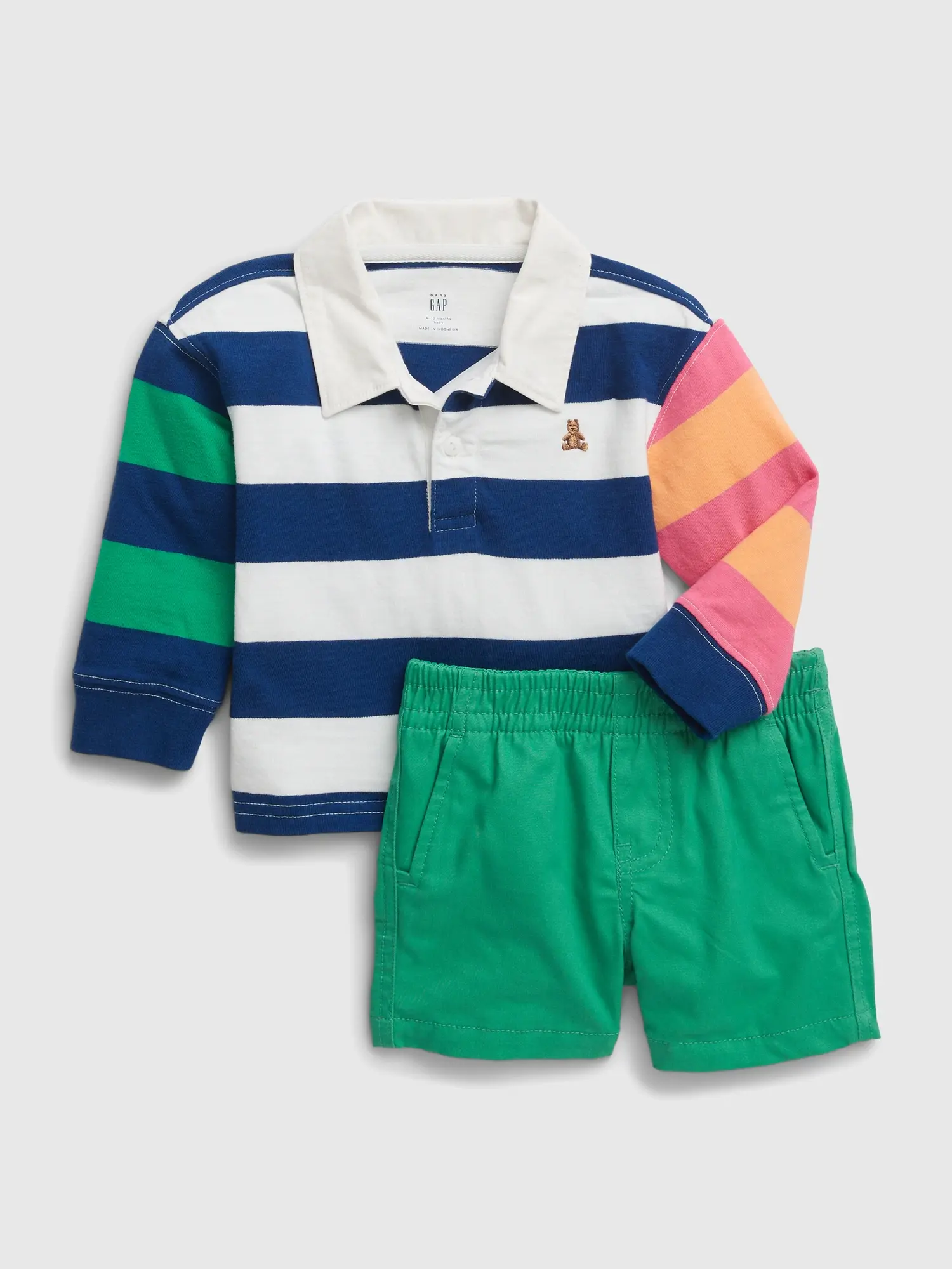 Gap Baby Stripe Two-Piece Outfit Set multi. 1