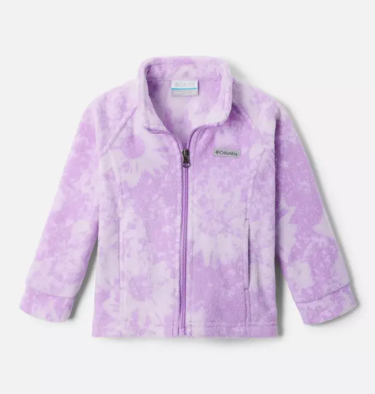 Columbia Girls’ Toddler Benton Springs™ II Printed Fleece Jacket. 2