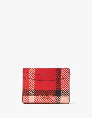 Morgan Museum Plaid Cardholder