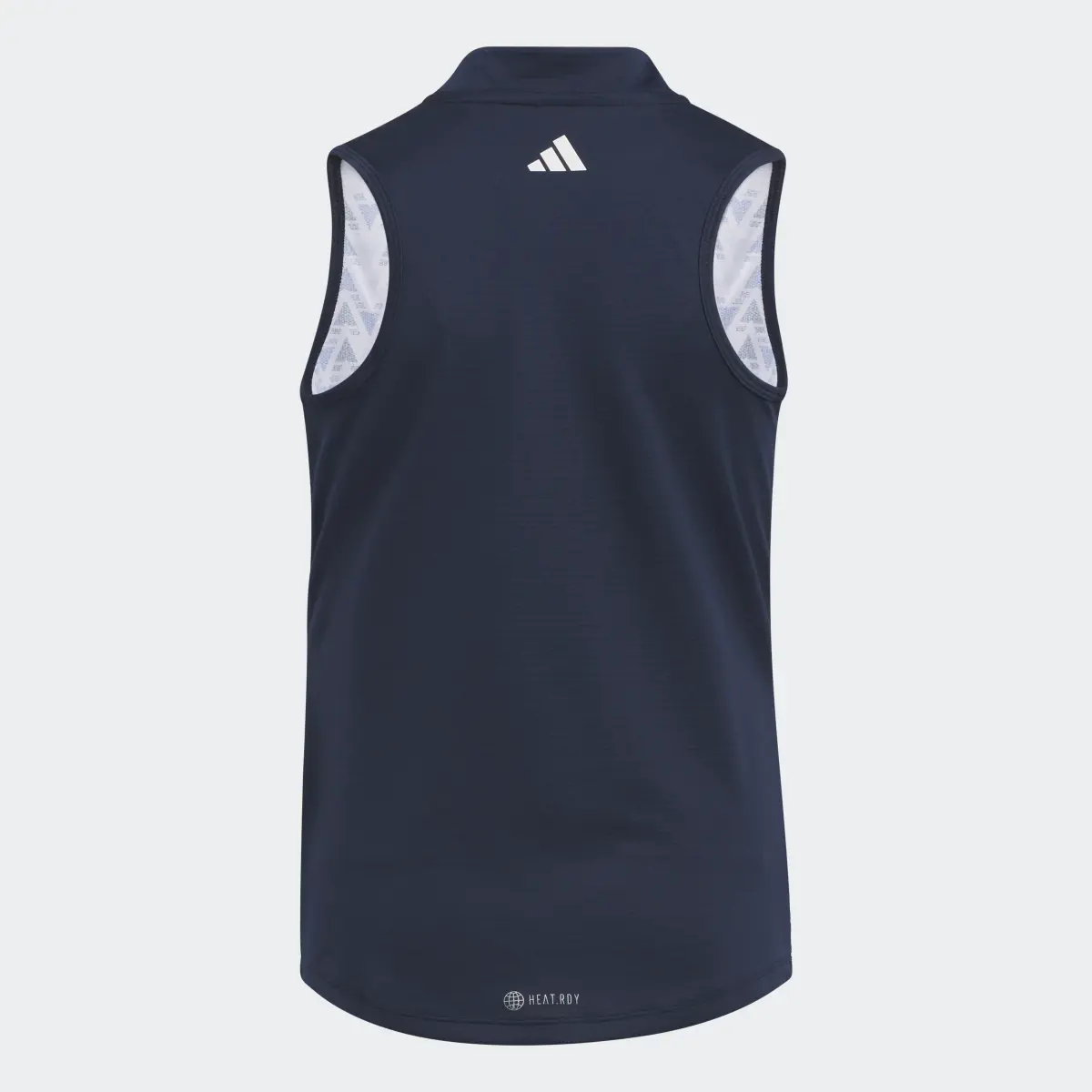 Adidas HEAT.RDY Printed Sleeveless Polo Shirt. 2