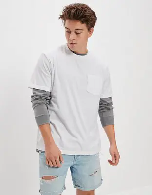 American Eagle Super Soft Legend Pocket T-Shirt. 1 American Eagle Super Soft Legend Pocket T-Shirt. 1