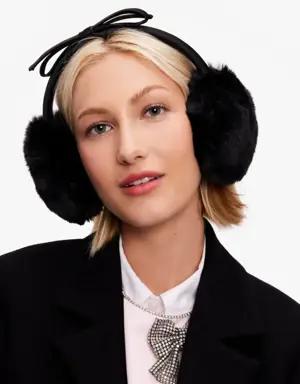 Shoelace Bow Earmuffs