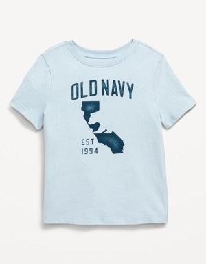 Unisex Crew-Neck Logo-Graphic T-Shirt for Toddler blue