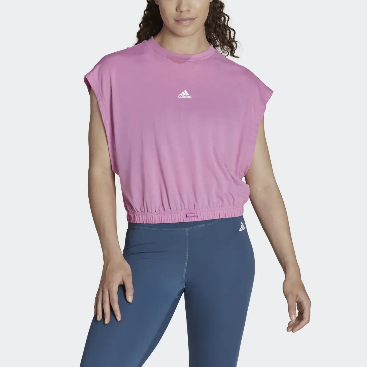 Adidas T-shirt sans manches Hyperglam. 1