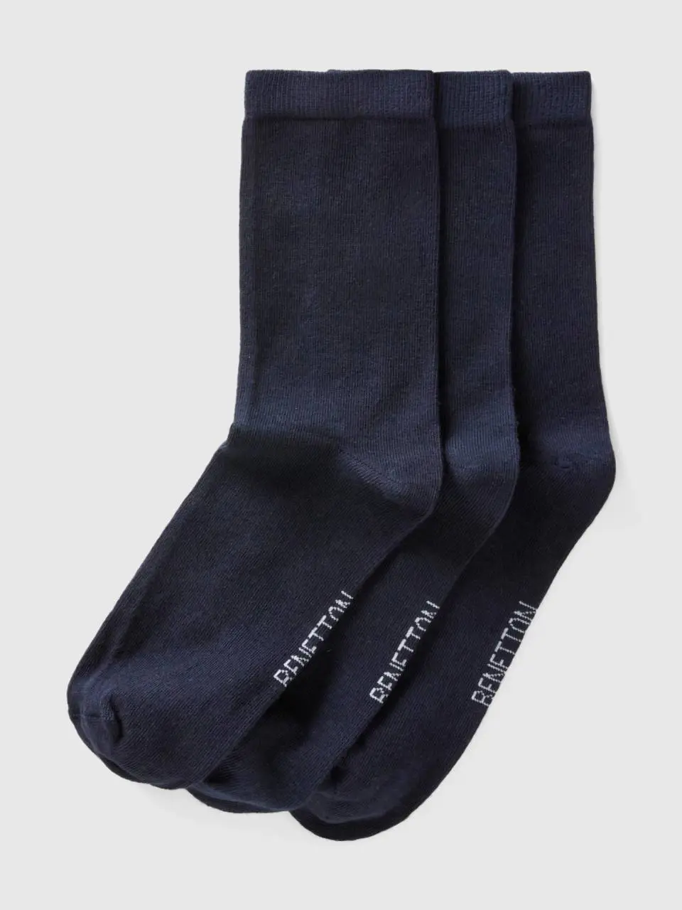 Benetton sock set in organic stretch cotton blend. 1