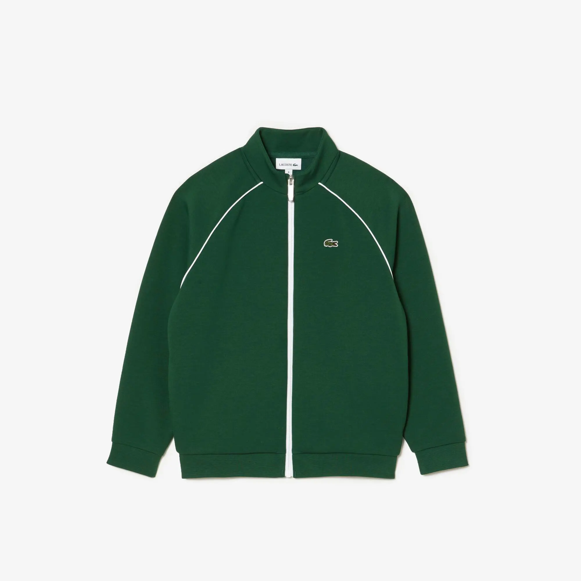 Lacoste Zip-up sweatshirt with contrasting details. 1