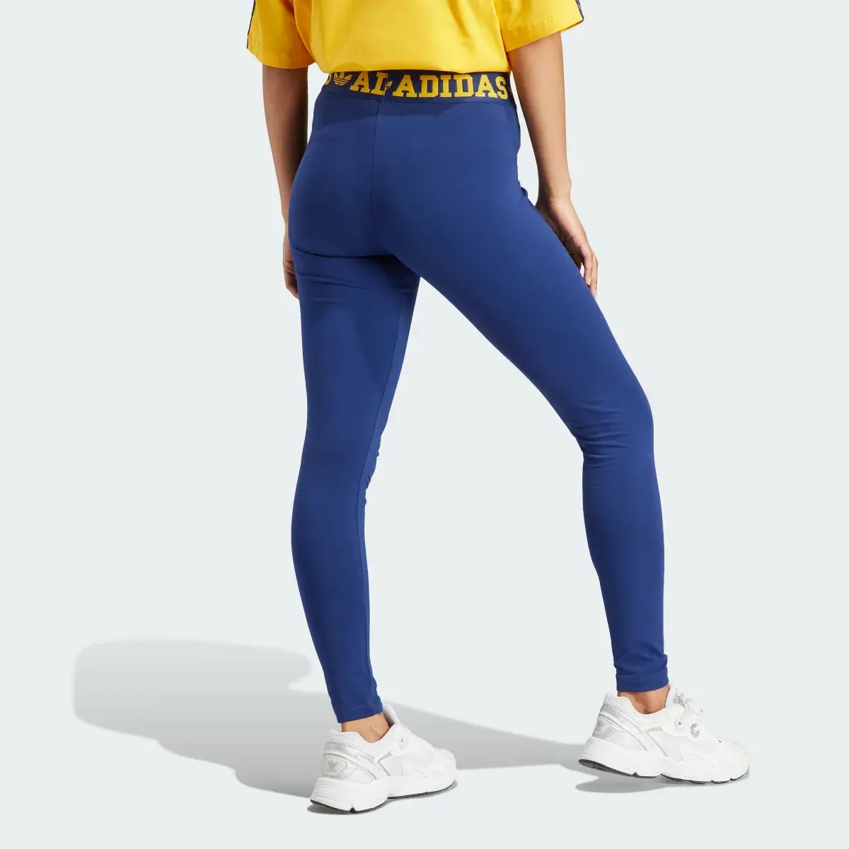 Adidas Logo Waistband Tights. 2