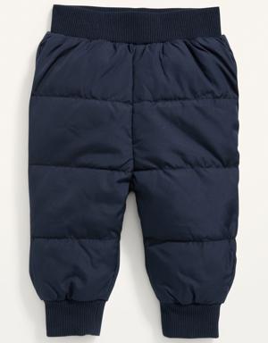 Unisex Frost-Free Puffer Pants for Baby blue