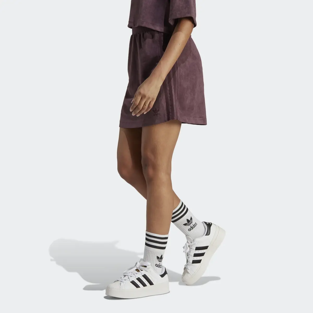 Adidas Adicolor Classics Suede Skirt. 2