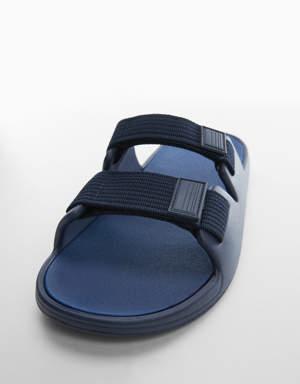 Velcro strap sandal