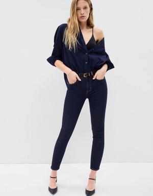 Gap Mid Rise True Skinny Jeans blue