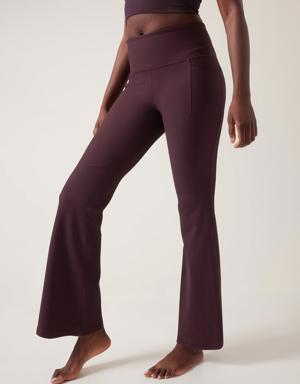 Athleta Salutation Stash Rib Flare red