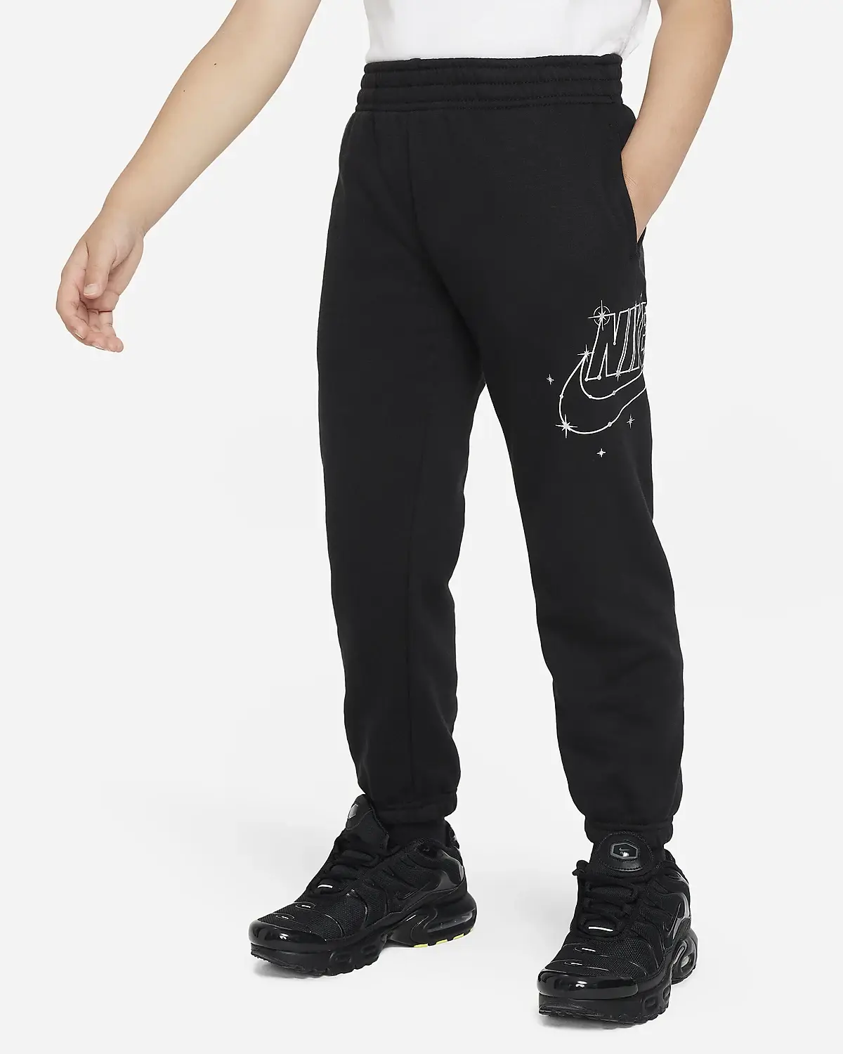 Nike Sportswear Shine Fleece Pants. 1