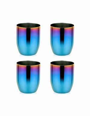 Pack of 4 Conscious Cups blue