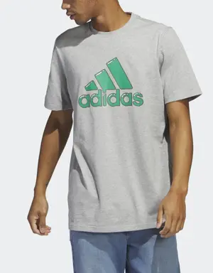 Adidas Logo Pen Fill - Sportswear Graphic Tee