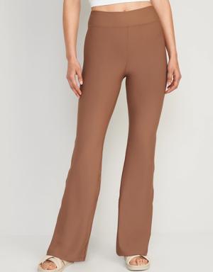Old Navy Extra High-Waisted PowerSoft Flare Pants for Women brown