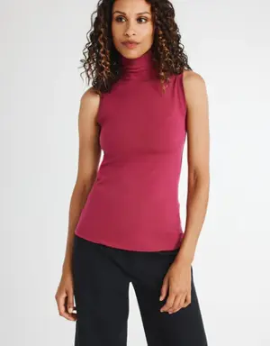 Kit Sleeveless Turtleneck