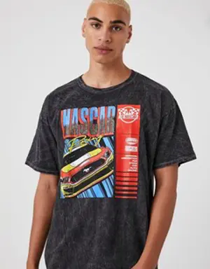 Forever 21 NASCAR Racing Graphic Tee Black/Multi