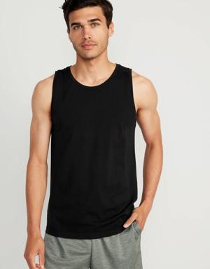 Go-Dry Cool Seamless Performance Tank Top for Men black