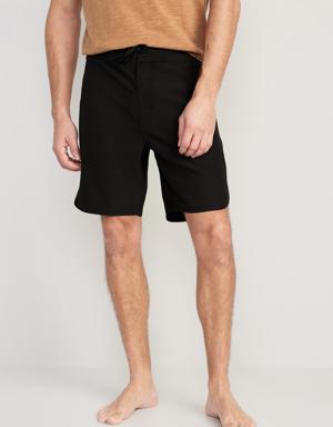 Built-In Flex Board Shorts for Men -- 8-inch inseam black