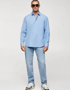 100% cotton regular fit shirt