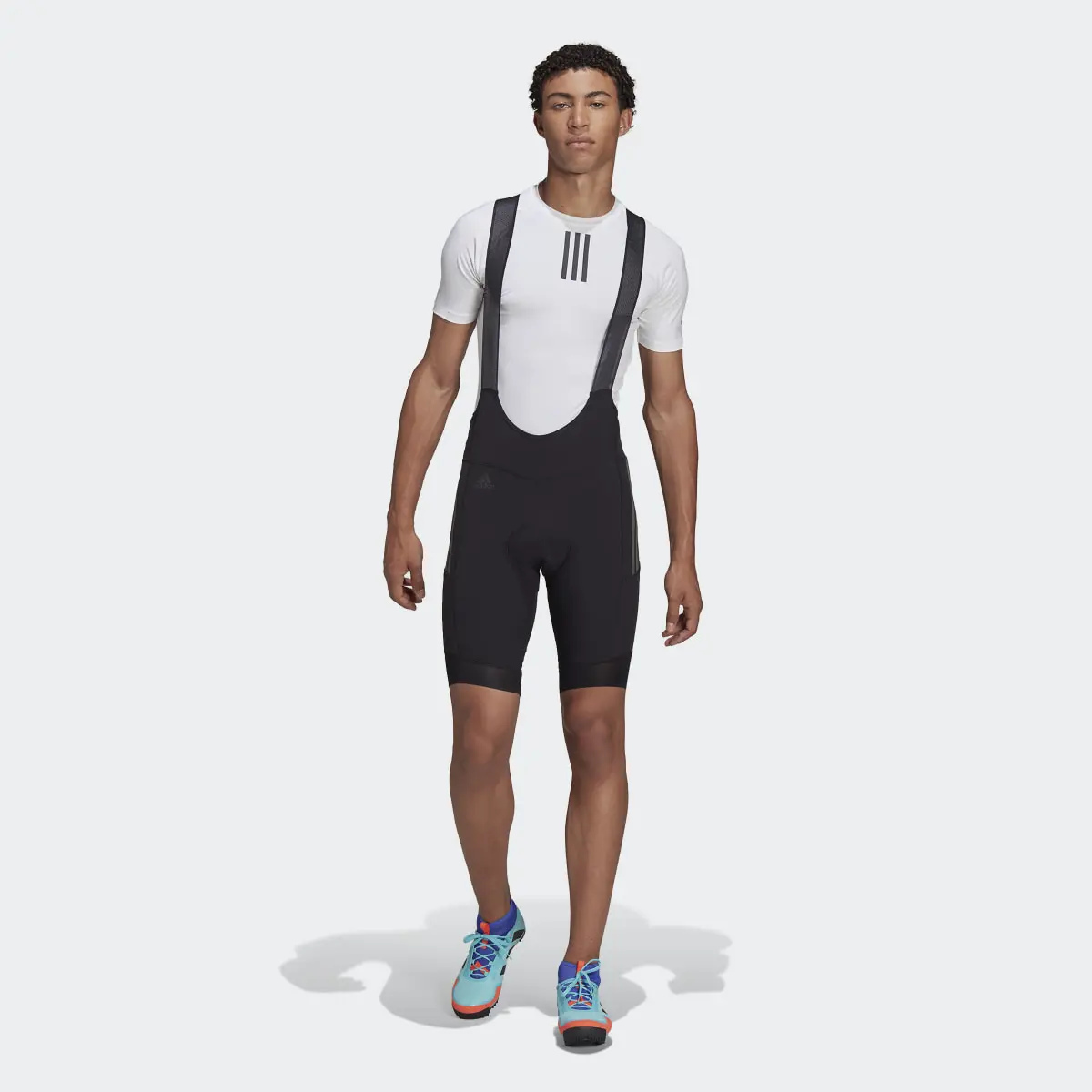 Adidas The Padded Adiventure Cycling Bib Shorts. 1