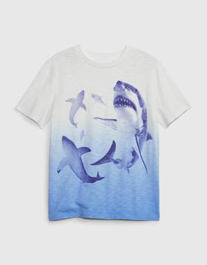 Kids Animal Graphic T-Shirt white