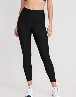 High-Waisted PowerSoft 7/8 Leggings black