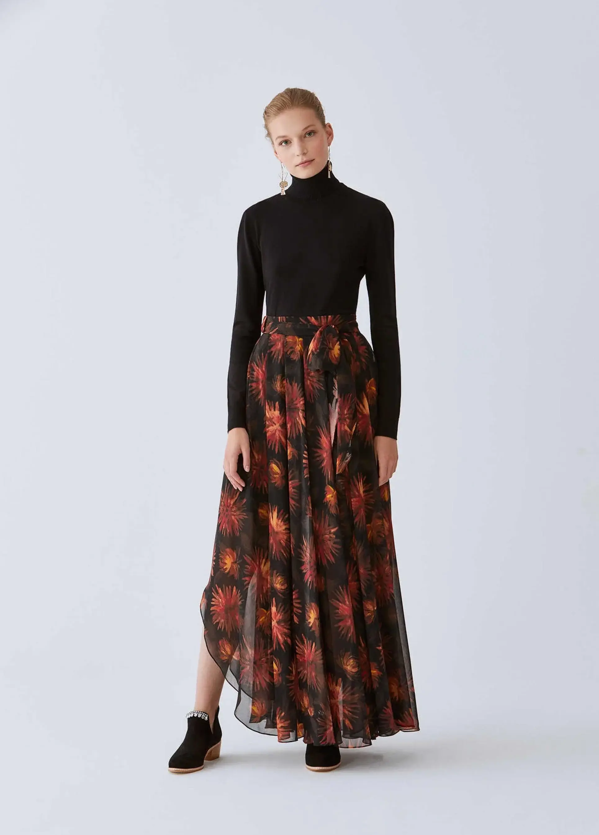 Roman Sheer Bloom Print Maxi - 4 / ORIGINAL. 1