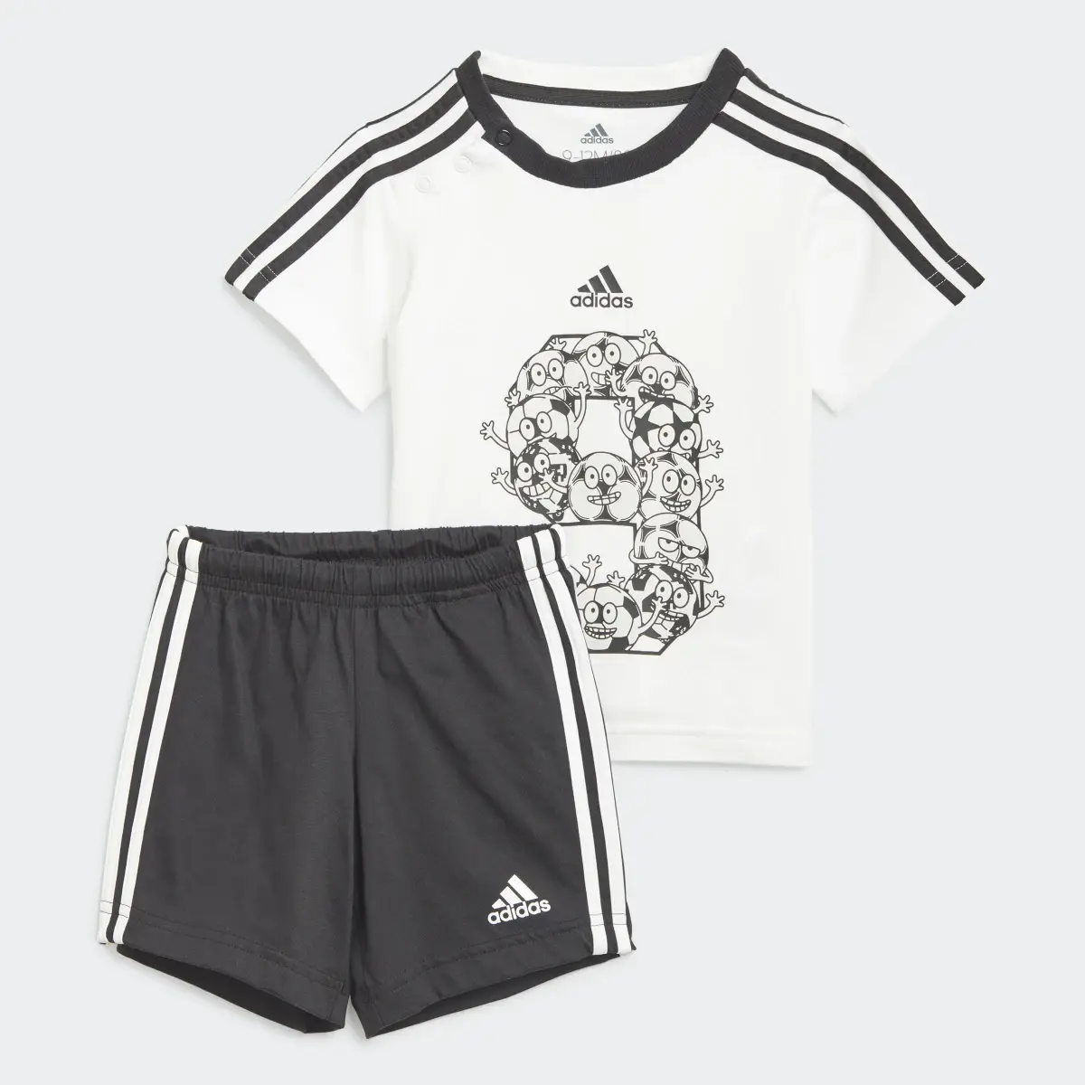 Adidas Lil 3-Stripes Sporty Summer Set. 1